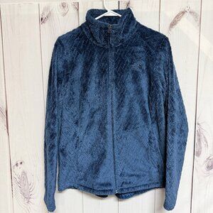 The North Face Women’s Osito 2 Jacket Large Blue Plush Fleece EUC